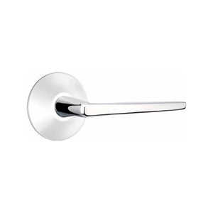 HERMES (HER) PRIVACY (BED/BATH) LEVER WITH 2-3/8" BACKSET AND 1/4" ROUND FACEPLATE AND STRIKEPLATE