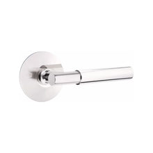 Load image into Gallery viewer, MYLES (MYL) PASSAGE (HALL/CLOSET) LEVER WITH 2-3/8&quot; BACKSET AND 1/4&quot; ROUND FACEPLATE AND STRIKEPLATE
