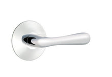 Load image into Gallery viewer, BASEL (BA) PRIVACY (BED/BATH) LEVER WITH 2-3/8&quot; BACKSET AND 1/4&quot; ROUND FACEPLATE AND STRIKEPLATE
