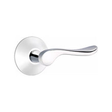 Load image into Gallery viewer, LUZERN (LU) PRIVACY (BED/BATH) LEVER WITH 2-3/8&quot; BACKSET AND 1/4&quot; ROUND FACEPLATE AND STRIKEPLATE
