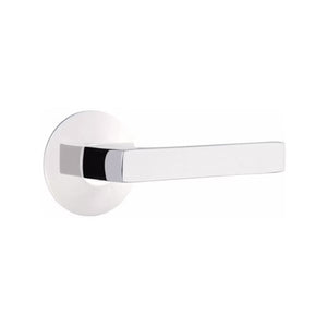 DUMONT (DT) PRIVACY (BED/BATH) LEVER WITH 2-3/8" BACKSET AND 1/4" ROUND FACEPLATE AND STRIKEPLATE