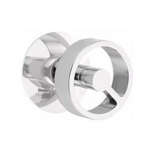 SPOKE (SPK) PRIVACY (BED/BATH) KNOB WITH 2-3/8" BACKSET AND 1/4" ROUND FACEPLATE AND STRIKEPLATE