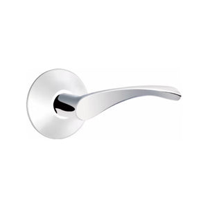 TRITON (TRT) PRIVACY (BED/BATH) LEVER WITH 2-3/8" BACKSET AND 1/4" ROUND FACEPLATE AND STRIKEPLATE