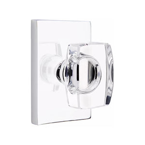 WINDSOR GLASS (WS) DUMMY (PAIR) KNOB WITH MODERN ROSETTE