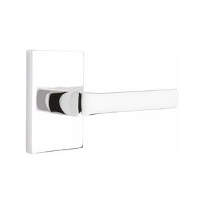 SPENCER (SPN) PASSAGE (HALL/CLOSET) LEVER WITH 2-3/8" BACKSET AND 1/4" ROUND FACEPLATE AND STRIKEPLATE