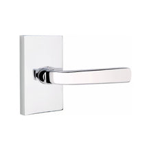 Load image into Gallery viewer, SION (SIO) PASSAGE (HALL/CLOSET) LEVER WITH 2-3/8&quot; BACKSET AND 1/4&quot; ROUND FACEPLATE AND STRIKEPLATE

