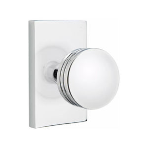 BERN (BN) PRIVACY (BED/BATH) KNOB WITH 2-3/8" BACKSET AND 1/4" ROUND FACEPLATE AND STRIKEPLATE