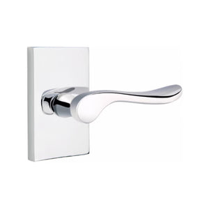 LUZERN (LU) PRIVACY (BED/BATH) LEVER WITH 2-3/8" BACKSET AND 1/4" ROUND FACEPLATE AND STRIKEPLATE