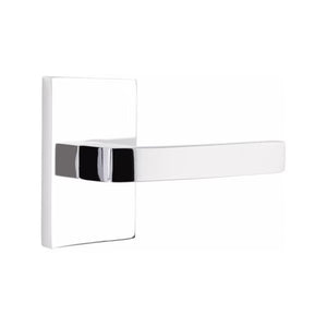 BRESLIN (BRL) PASSAGE (HALL/CLOSET) LEVER WITH 2-3/8" BACKSET AND 1/4" ROUND FACEPLATE AND STRIKEPLATE