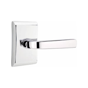 SION (SIO) PRIVACY (BED/BATH) LEVER WITH 2-3/8" BACKSET AND 1/4" ROUND FACEPLATE AND STRIKEPLATE