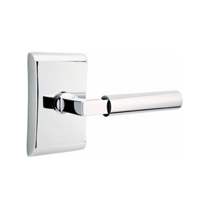 HERCULES (HEC) PASSAGE (HALL/CLOSET) LEVER WITH 2-3/8" BACKSET AND 1/4" ROUND FACEPLATE AND STRIKEPLATE