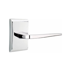 ATHENA (ATN) PASSAGE (HALL/CLOSET) LEVER WITH 2-3/8" BACKSET AND 1/4" ROUND FACEPLATE AND STRIKEPLATE