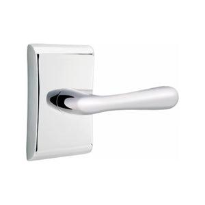 BASEL (BA) PRIVACY (BED/BATH) LEVER WITH 2-3/8" BACKSET AND 1/4" ROUND FACEPLATE AND STRIKEPLATE