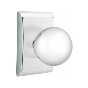 ORB (OR) PRIVACY (BED/BATH) KNOB WITH 2-3/8" BACKSET AND 1/4" ROUND FACEPLATE AND STRIKEPLATE