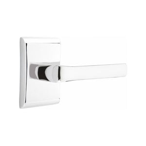SPENCER (SPN) PASSAGE (HALL/CLOSET) LEVER WITH 2-3/8" BACKSET AND 1/4" ROUND FACEPLATE AND STRIKEPLATE