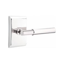 Load image into Gallery viewer, MYLES (MYL) PASSAGE (HALL/CLOSET) LEVER WITH 2-3/8&quot; BACKSET AND 1/4&quot; ROUND FACEPLATE AND STRIKEPLATE
