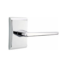 Load image into Gallery viewer, HERMES (HER) PRIVACY (BED/BATH) LEVER WITH 2-3/8&quot; BACKSET AND 1/4&quot; ROUND FACEPLATE AND STRIKEPLATE
