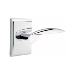 MERCURY (MC) PRIVACY (BED/BATH) LEVER WITH 2-3/8" BACKSET AND 1/4" ROUND FACEPLATE AND STRIKEPLATE