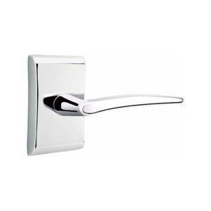 POSEIDON (POS) PRIVACY (BED/BATH) LEVER WITH 2-3/8" BACKSET AND 1/4" ROUND FACEPLATE AND STRIKEPLATE