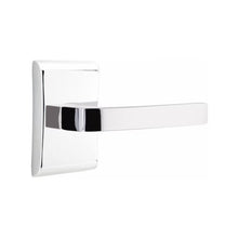 Load image into Gallery viewer, BRESLIN (BRL) PASSAGE (HALL/CLOSET) LEVER WITH 2-3/8&quot; BACKSET AND 1/4&quot; ROUND FACEPLATE AND STRIKEPLATE
