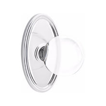 Load image into Gallery viewer, BRISTOL GLASS (BL) DUMMY (PAIR) KNOB WITH TRADITIONAL ROSETTE
