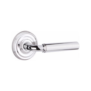 MANNING (MNG) PASSAGE (HALL/CLOSET) LEVER WITH 2-3/8" BACKSET AND 1/4" ROUND FACEPLATE AND STRIKEPLATE