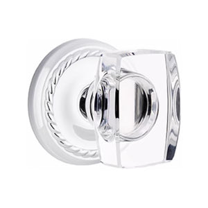 WINDSOR GLASS (WS) DUMMY (PAIR) KNOB WITH TRADITIONAL ROSETTE