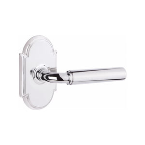 MANNING (MNG) PASSAGE (HALL/CLOSET) LEVER WITH 2-3/8" BACKSET AND 1/4" ROUND FACEPLATE AND STRIKEPLATE