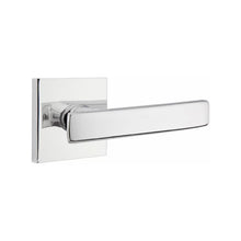 Load image into Gallery viewer, GENEVA (GV) PASSAGE (HALL/CLOSET) LEVER WITH 2-3/8&quot; BACKSET AND 1/4&quot; ROUND FACEPLATE AND STRIKEPLATE
