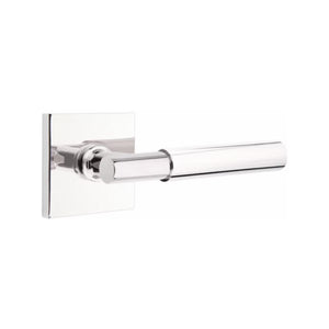 MYLES (MYL) PASSAGE (HALL/CLOSET) LEVER WITH 2-3/8" BACKSET AND 1/4" ROUND FACEPLATE AND STRIKEPLATE