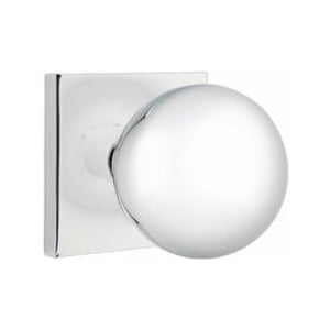 ORB (OR) PRIVACY (BED/BATH) KNOB WITH 2-3/8" BACKSET AND 1/4" ROUND FACEPLATE AND STRIKEPLATE