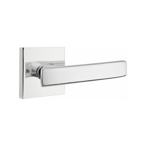 GENEVA (GV) PASSAGE (HALL/CLOSET) LEVER WITH 2-3/8" BACKSET AND 1/4" ROUND FACEPLATE AND STRIKEPLATE