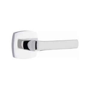 SPENCER (SPN) PASSAGE (HALL/CLOSET) LEVER WITH 2-3/8" BACKSET AND 1/4" ROUND FACEPLATE AND STRIKEPLATE