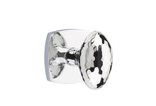 Load image into Gallery viewer, HAMMERED EGG (HE) PRIVACY (BED/BATH) KNOB WITH 2-3/8&quot; BACKSET AND 1/4&quot; ROUND FACEPLATE AND STRIKEPLATE
