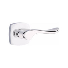 Load image into Gallery viewer, LUZERN (LU) PRIVACY (BED/BATH) LEVER WITH 2-3/8&quot; BACKSET AND 1/4&quot; ROUND FACEPLATE AND STRIKEPLATE

