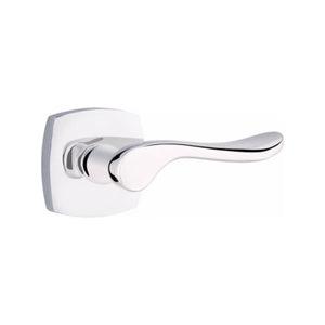 LUZERN (LU) PRIVACY (BED/BATH) LEVER WITH 2-3/8" BACKSET AND 1/4" ROUND FACEPLATE AND STRIKEPLATE