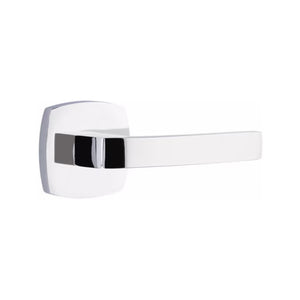 BRESLIN (BRL) PASSAGE (HALL/CLOSET) LEVER WITH 2-3/8" BACKSET AND 1/4" ROUND FACEPLATE AND STRIKEPLATE