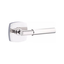 Load image into Gallery viewer, MYLES (MYL) PASSAGE (HALL/CLOSET) LEVER WITH 2-3/8&quot; BACKSET AND 1/4&quot; ROUND FACEPLATE AND STRIKEPLATE
