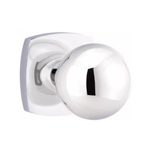 ORB (OR) PRIVACY (BED/BATH) KNOB WITH 2-3/8" BACKSET AND 1/4" ROUND FACEPLATE AND STRIKEPLATE