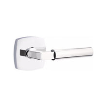 Load image into Gallery viewer, URBAN MODERN SECTIONAL POLISHED CHROME (US26) HANDLESET SINGLE-CYLINDER [4715] W/ 2-3/8&quot; BACKSET AND 1/4&quot; ROUND FACEPLATE AND STRIKEPLATE W/ INTERIOR LEVER
