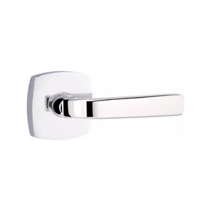 SION (SIO) PRIVACY (BED/BATH) LEVER WITH 2-3/8" BACKSET AND 1/4" ROUND FACEPLATE AND STRIKEPLATE