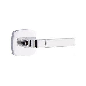 ASTON (AST) PASSAGE (HALL/CLOSET) LEVER WITH 2-3/8" BACKSET AND 1/4" ROUND FACEPLATE AND STRIKEPLATE