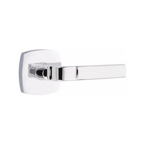 ASTON (AST) PRIVACY (BED/BATH) LEVER WITH 2-3/8" BACKSET AND 1/4" ROUND FACEPLATE AND STRIKEPLATE