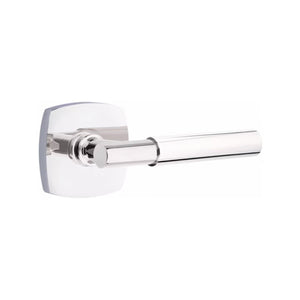 MYLES (MYL) PRIVACY (BED/BATH) LEVER WITH 2-3/8" BACKSET AND 1/4" ROUND FACEPLATE AND STRIKEPLATE