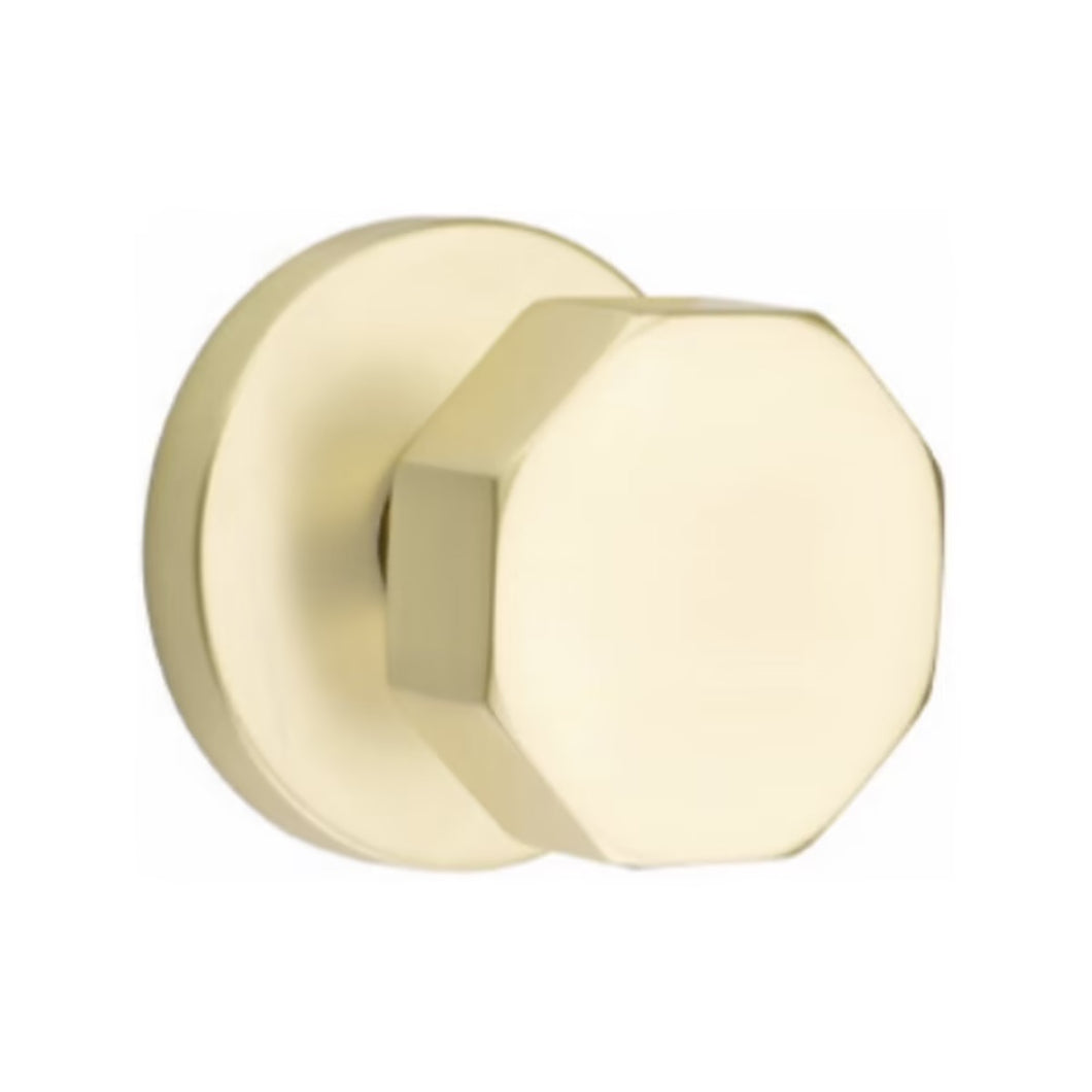 OCTAGON (OCT) PASSAGE (HALL/CLOSET) KNOB WITH 2-3/8
