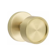 Load image into Gallery viewer, VERVE (VR) PRIVACY (BED/BATH) KNOB WITH 2-3/8&quot; BACKSET AND 1/4&quot; ROUND FACEPLATE AND STRIKEPLATE
