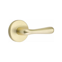 Load image into Gallery viewer, BASEL (BA) PRIVACY (BED/BATH) LEVER WITH 2-3/8&quot; BACKSET AND 1/4&quot; ROUND FACEPLATE AND STRIKEPLATE
