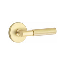 Load image into Gallery viewer, MYLES (MYL) PASSAGE (HALL/CLOSET) LEVER WITH 2-3/8&quot; BACKSET AND 1/4&quot; ROUND FACEPLATE AND STRIKEPLATE
