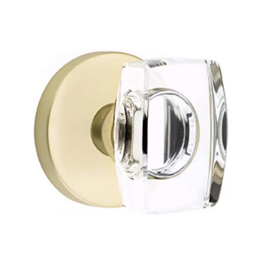 WINDSOR GLASS (WS) PRIVACY (BED/BATH) KNOB WITH 2-3/8