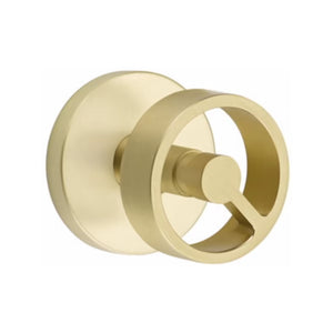 SPOKE (SPK) PASSAGE (HALL/CLOSET) KNOB WITH 2-3/8" BACKSET AND 1/4" ROUND FACEPLATE AND STRIKEPLATE